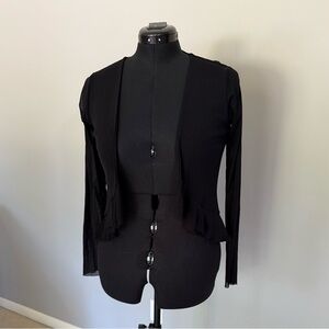 Weston Wear Sheer Black Cardigan